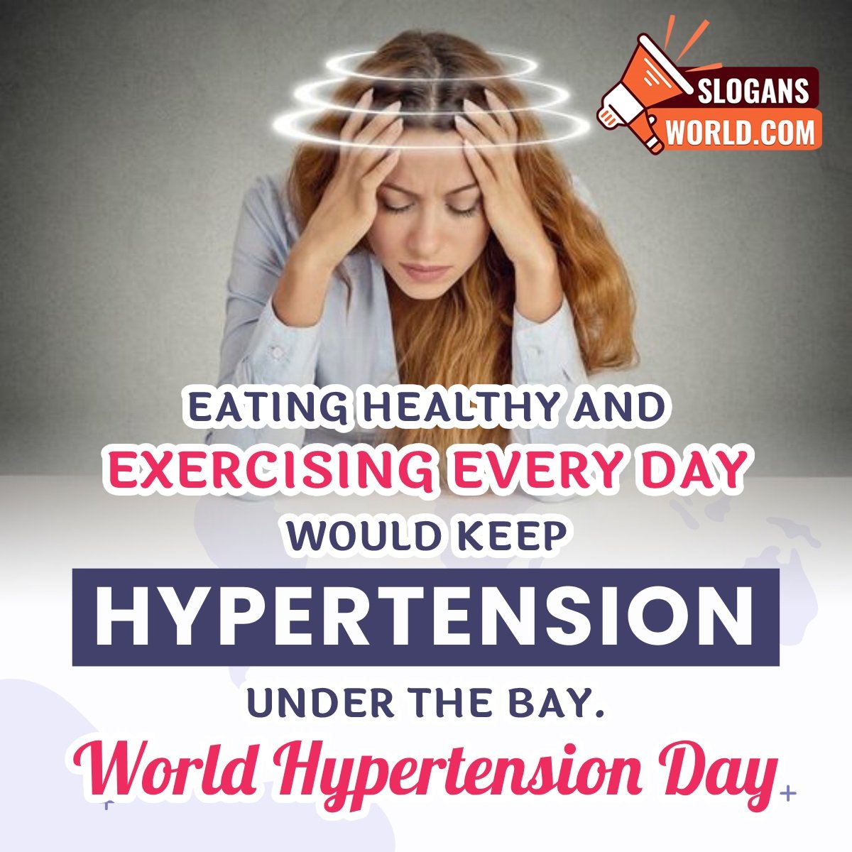 World Hypertension Day Slogan Picture