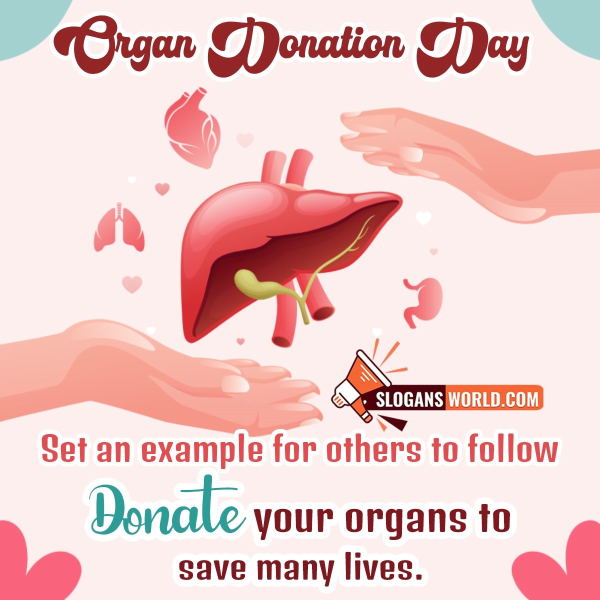 Organ Donation Day Slogan