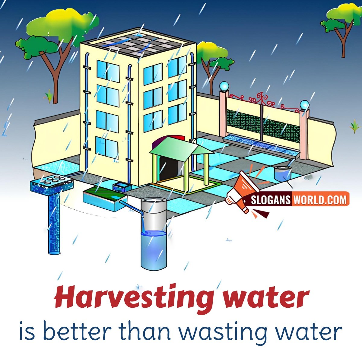 Slogan On Harvesting Water