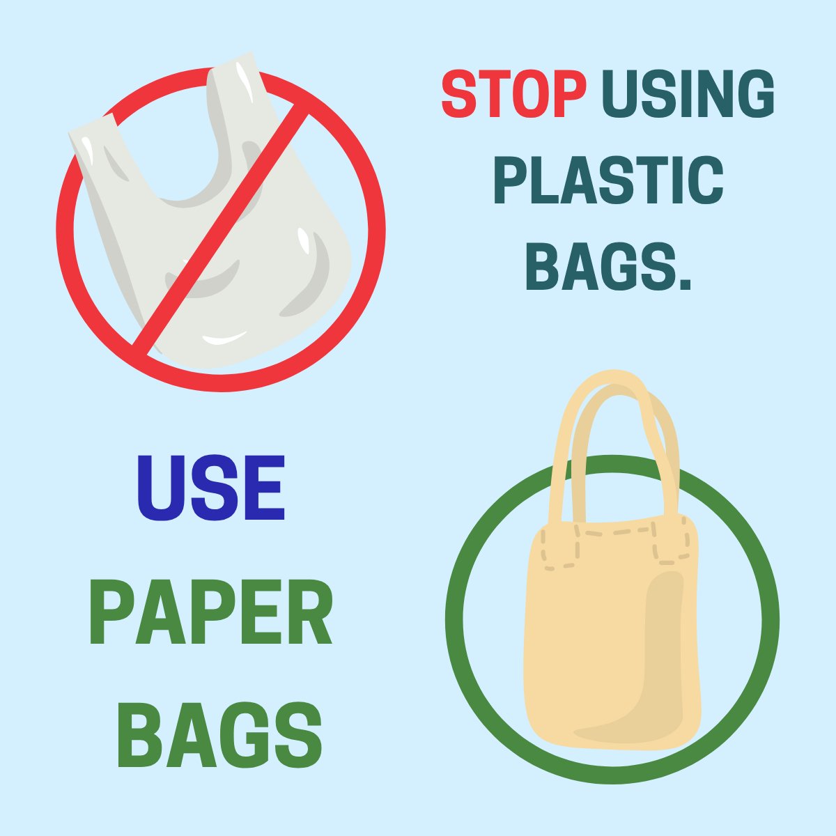 Plastic Bags Slogan