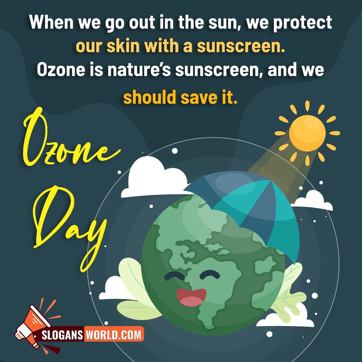 Ozone Day Slogan Pic
