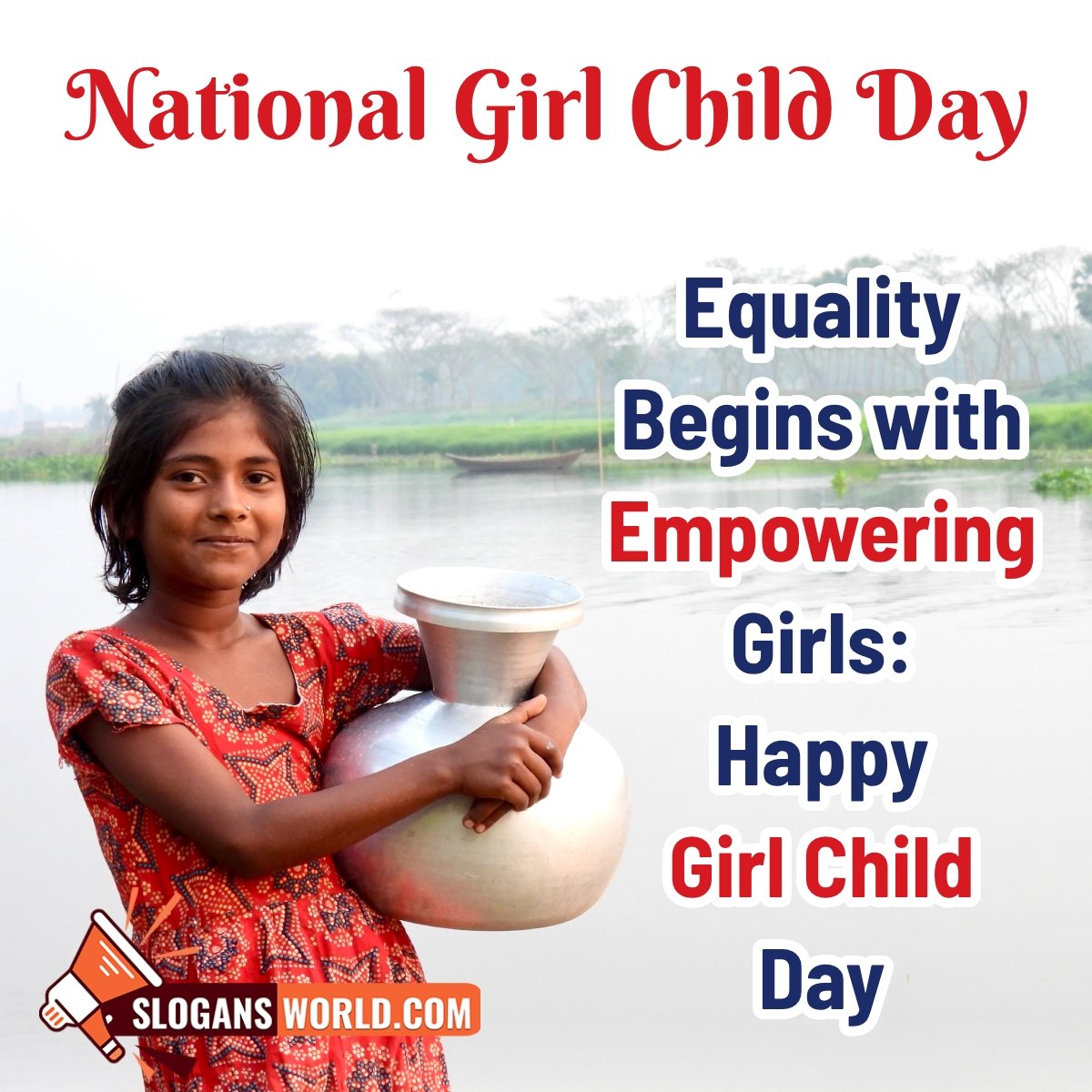 Happy Girl Child Day Slogans