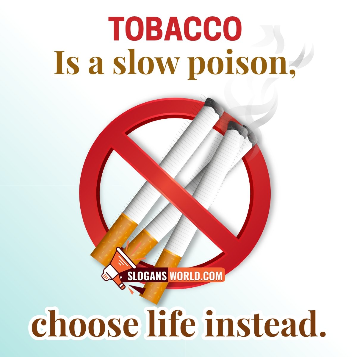 Slogan On Anti Tobacco