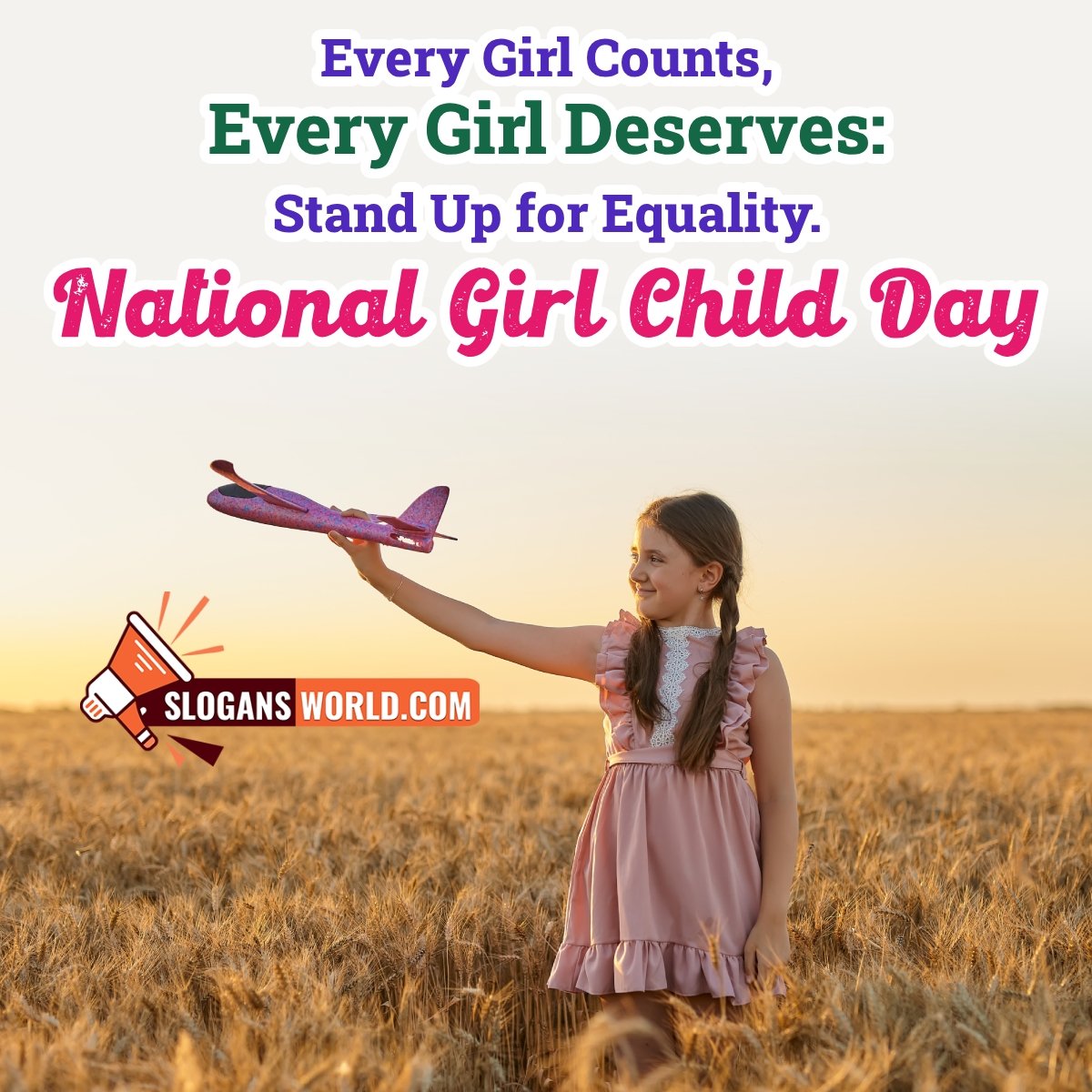 Slogans On National Girl Child Day