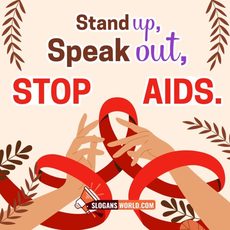 Slogans on AIDS Awareness to Educate All - Slogans World