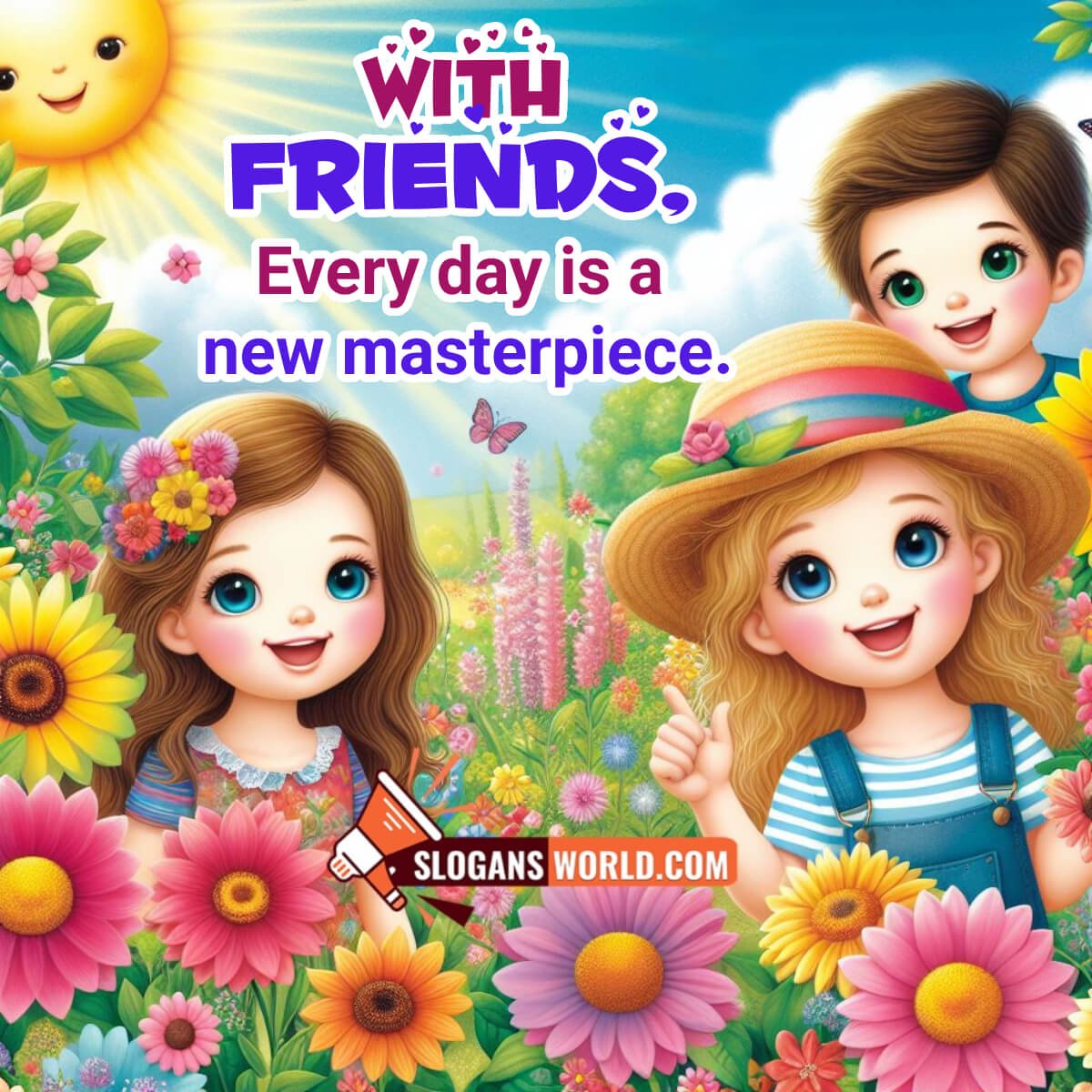 With Friends, Every Day Is A New Masterpiece.