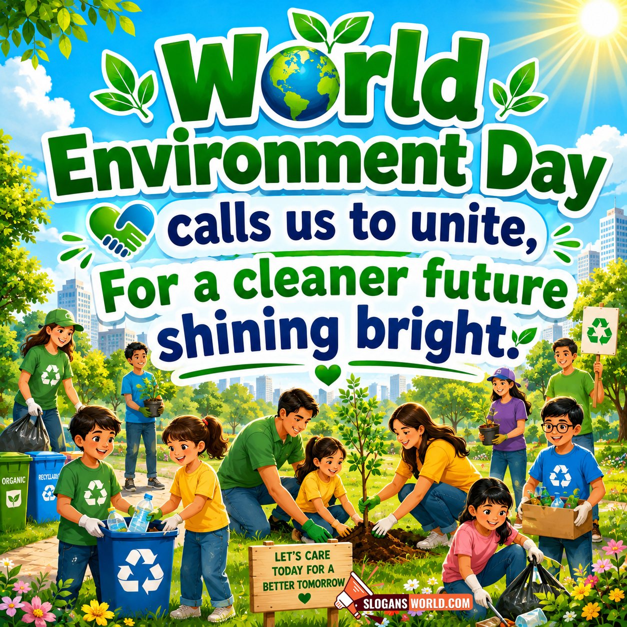 Sloagan On World Environment Day Pic