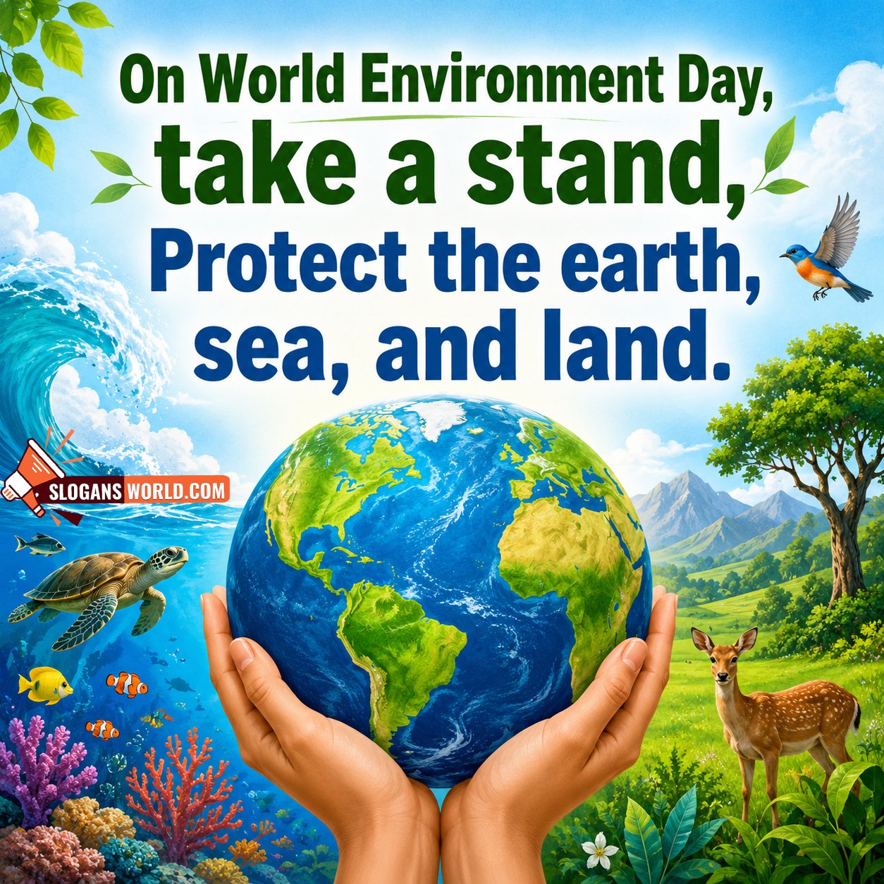 Slogan On World Environment Day Pic
