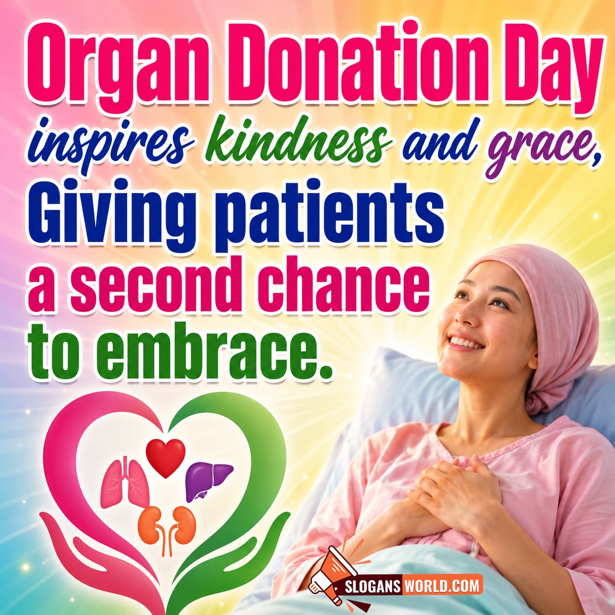 Slogans On Organ Donation Day Inspirational Message Image