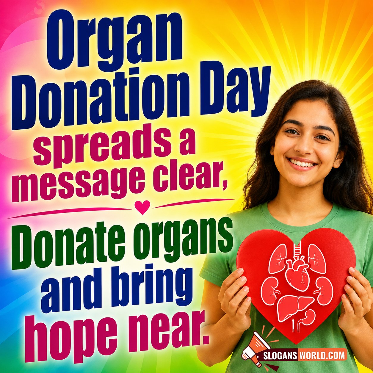 Slogans On Organ Donation Day Slogan Picture