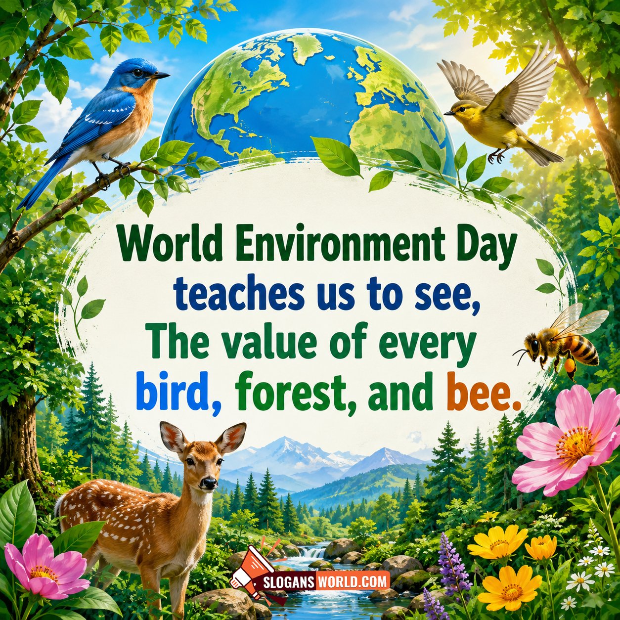 World Environment Day Nice Slogan Picture