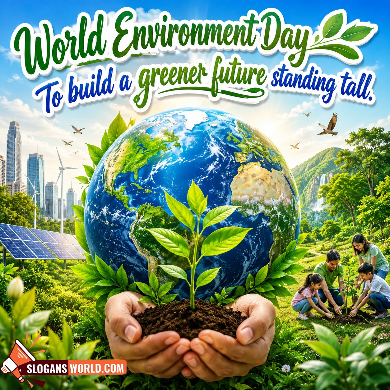 World Environment Day Slogan Message Pic